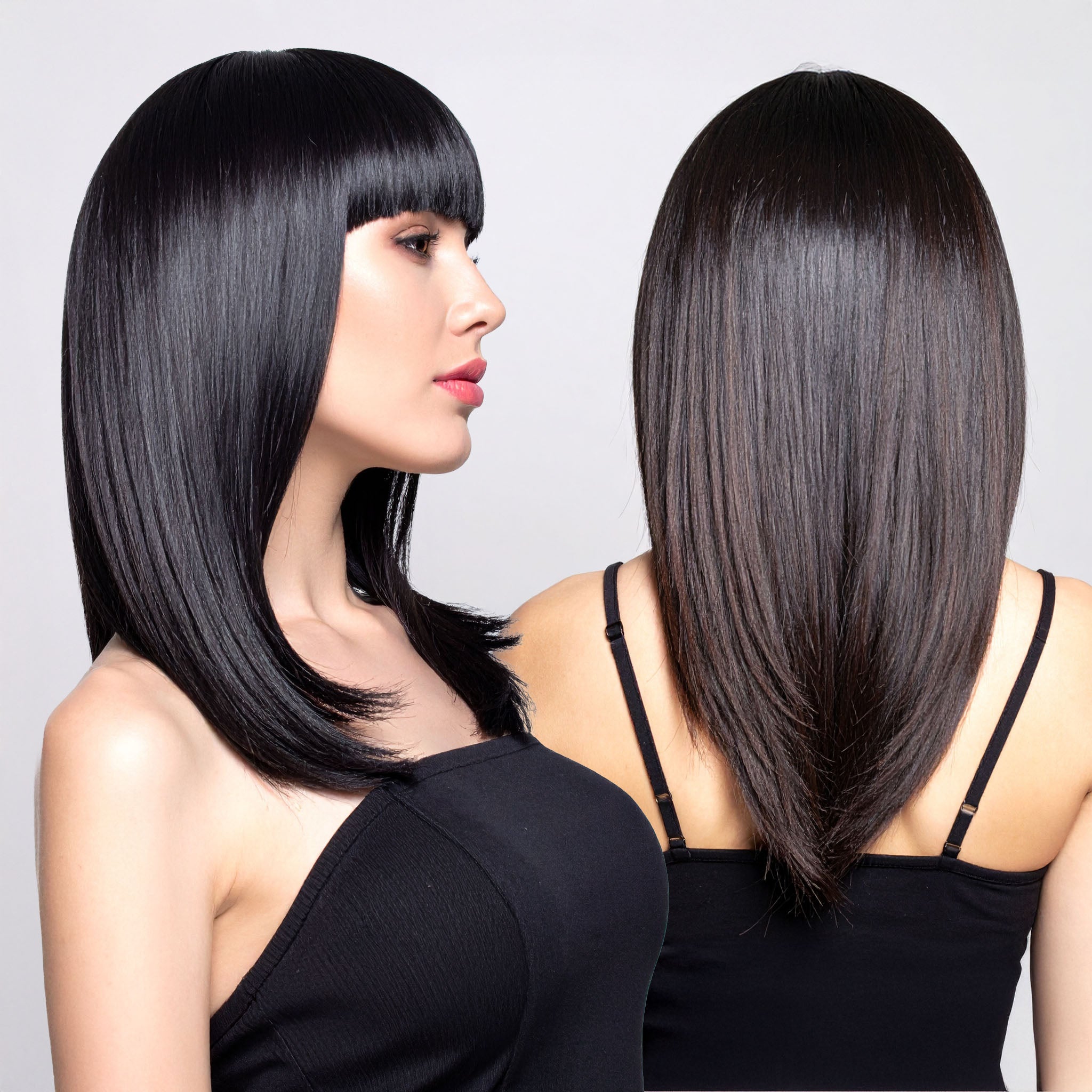 ZULLAR W502 – SEMI-LONG HUMAN HAIR WIG